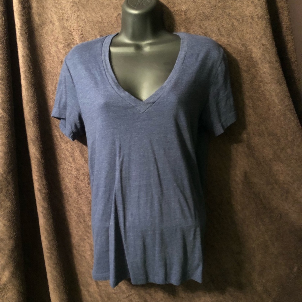 Navy blue V-neck size medium